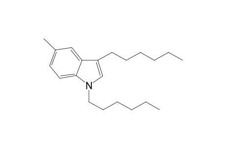 1,3-Dihexyl-5-methylindole