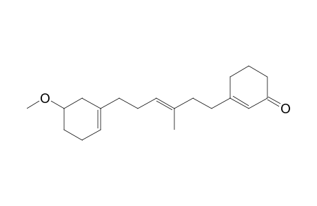 3-[(E)-6-(5-methoxy-1-cyclohexenyl)-3-methylhex-3-enyl]-1-cyclohex-2-enone