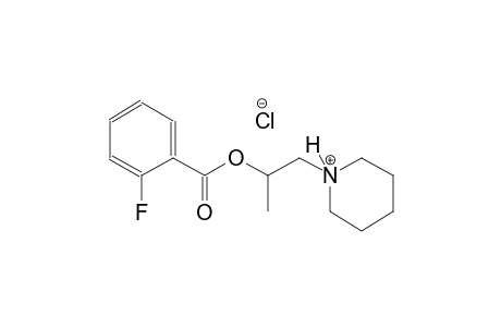 1-{2-[(2-fluorobenzoyl)oxy]propyl}piperidinium chloride