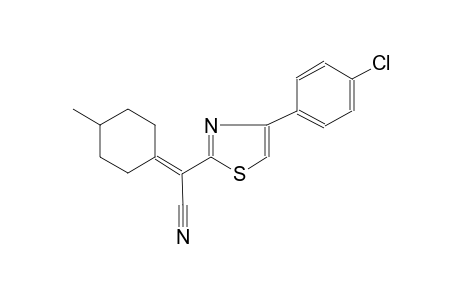 [4-(4-chlorophenyl)-1,3-thiazol-2-yl](4-methylcyclohexylidene)acetonitrile