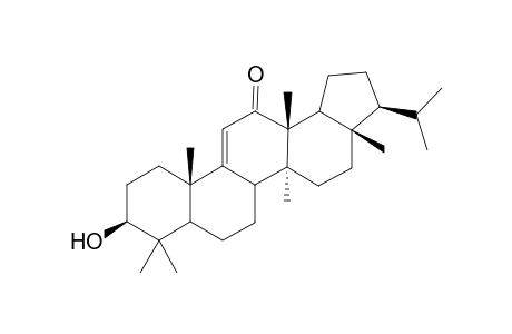 13H-Cyclopenta[a]chrysene, D:C-friedo-B':A'-neogammacer-9(11)-en-12-one deriv.