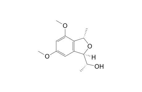 (1R)-1-[(1R,3S)-4,6-dimethoxy-3-methyl-1,3-dihydro-2-benzofuran-1-yl]ethanol