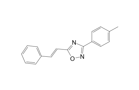 3-(4-Methylphenyl)-5-[(E)-2-phenylethenyl]-1,2,4-oxadiazole