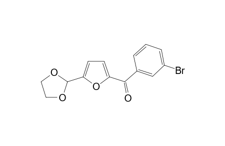 5-(1,3-Dioxolan-2-yl)furan-2-yl-(3-bromophenyl)methanone