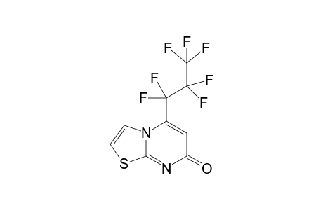 5-(1,1,1,2,2,3,3-heptafluoropropyl)-7H-thiazolo[3,2-a]pyrimidin-7-one