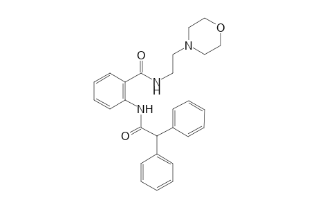 2-(2,2-diphenylacetamido)-N-[2-(morpholin-4-yl)ethyl]benzamide