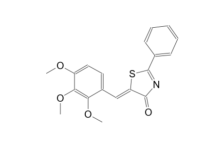 (5Z)-2-phenyl-5-(2,3,4-trimethoxybenzylidene)-1,3-thiazol-4(5H)-one
