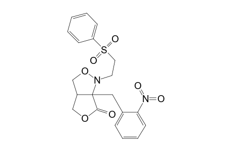 1-(2'-Nitrobenzyl)-2-(2'-phenylsulfonylethyl)-8-oxo-2-aza-3,7-dioxabicyclo[3.3.0]octane