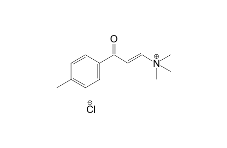 trans-(3-oxo-3-p-tolylpropenyl)trimethylammonium chloride