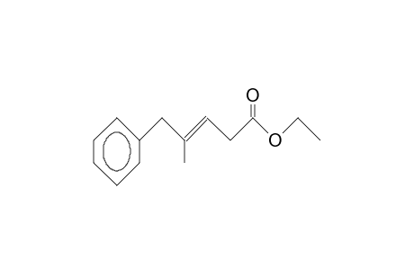 4-Methyl-5-phenyl-trans-3-pentenoic acid, ethyl ester