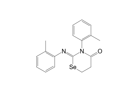 3-(2-METHYLPHENYL)-2-(2-METHYLPHENYL)-IMINOPERHYDRO-1,3-SELENAZIN-4-ONE