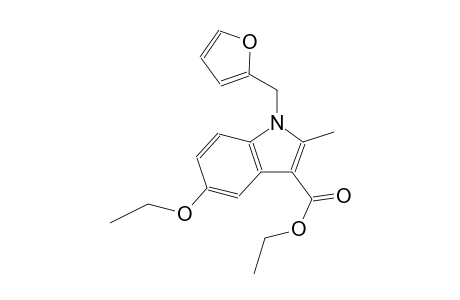 1H-indole-3-carboxylic acid, 5-ethoxy-1-(2-furanylmethyl)-2-methyl-, ethyl ester