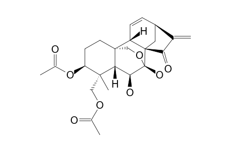 MAOESIN_D;3-BETA,19-DIACETOXY-6-BETA,7-BETA,11-ALPHA-TRIHYDROXY-7-ALPHA,20-EPOXY-ENT-KAUR-11,16-DIEN-15-ONE