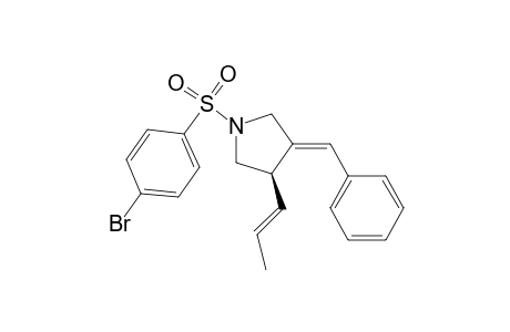 (E),(R)-3-Benzylidene-1-(4-bromobenzenesulfonyl)-4-(1-propenyl)pyrrolidine