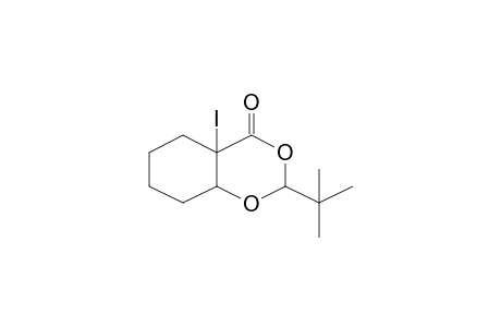 2-t-Butyl-4a-iodohexahydrobenzo[1,3]dioxin-4-one