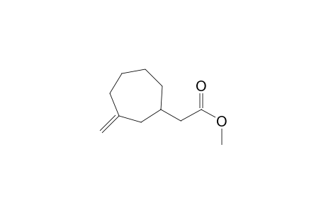 Cycloheptaneacetic acid, 3-methylene-, methyl ester