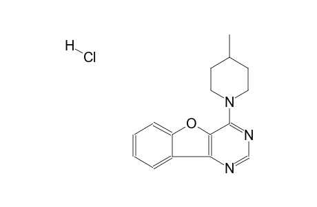 4-(4-methylpiperidin-1-yl)benzofuro[3,2-d]pyrimidine hydrochloride
