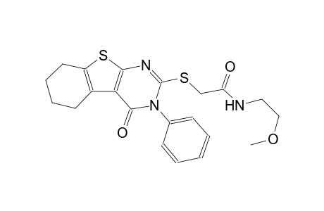 acetamide, 2-[(3,4,5,6,7,8-hexahydro-4-oxo-3-phenylbenzo[4,5]thieno[2,3-d]pyrimidin-2-yl)thio]-N-(2-methoxyethyl)-
