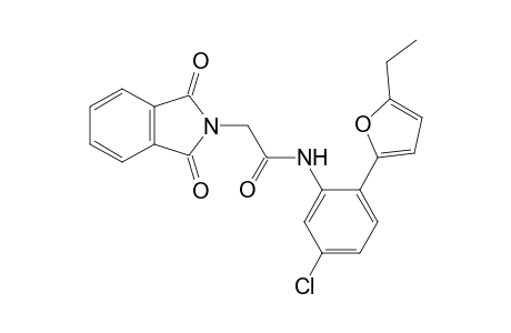 N-[5-Chloro-2-(5-ethyl-2-furyl)phenyl]-2-(1,3-dioxo-1,3-dihydro-2H-isoindol-2-yl)acetamide