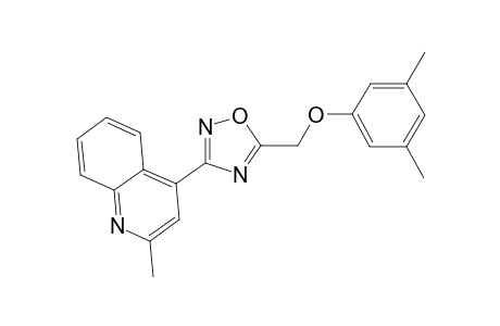 4-{5-[(3,5-dimethylphenoxy)methyl]-1,2,4-oxadiazol-3-yl}-2-methylquinoline