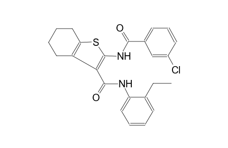 benzo[b]thiophene-3-carboxamide, 2-[(3-chlorobenzoyl)amino]-N-(2-ethylphenyl)-4,5,6,7-tetrahydro-