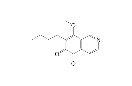 8-Methoxy-7-butyl-5,6-isoquinolinedione