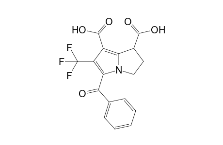 5-Benzoyl-6-trifluoromethyl-1,2-dihydro-3H-pyrrolo[1,2-a]pyrrole-1,7-dicarboxylic acid