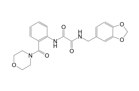 ethanediamide, N~1~-(1,3-benzodioxol-5-ylmethyl)-N~2~-[2-(4-morpholinylcarbonyl)phenyl]-