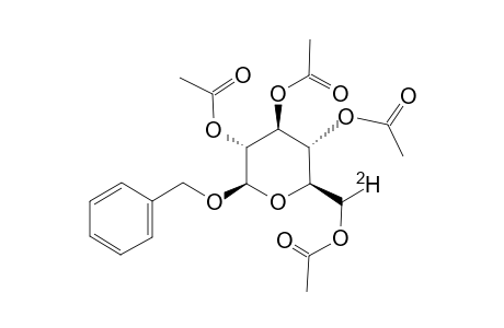 BENZYL-(6S)-[6-DEUTERIO]-2,3,4,6-TETRA-O-ACETYL-BETA-D-GLUCOPYRANOSIDE