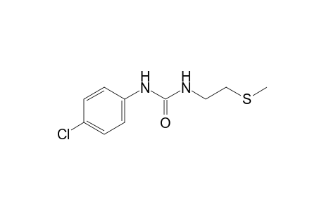1-(p-chlorophenyl)-3-[2-(methylthio)ethyl]urea