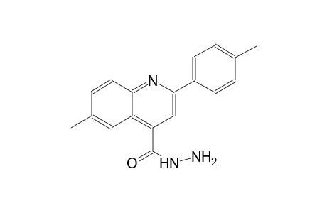 6-methyl-2-(4-methylphenyl)-4-quinolinecarbohydrazide
