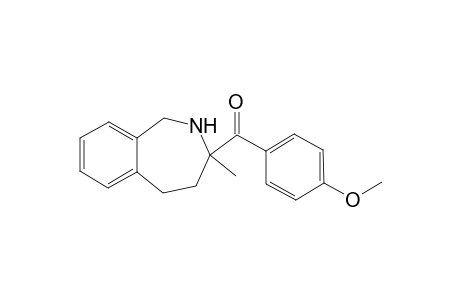 Methanone, (4-methoxyphenyl)(2,3,4,5-tetrahydro-3-methyl-1H-2-benzazepin-3-yl)-