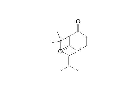 4-Isopropylidene-2,2-dimethyl-8,9-dioxo-bicyclo[3.3.1]nonane