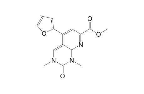 Methyl 5-(furan-2-yl)-1,3-dimethyl-2-oxo-1H,2H,3H,8aH-pyrido[2,3-d]pyrimidine-7-carboxylate