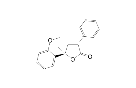 (3R,5R)-5-(2-methoxyphenyl)-5-methyl-3-phenyl-2-oxolanone
