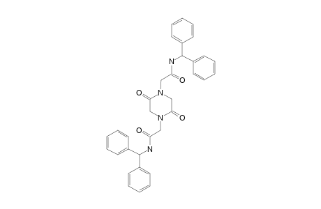 1,6-DIBENZHYDRYL-CARBOXAMIDOMETHYL-2,5-PIPERAZINE-DIONE