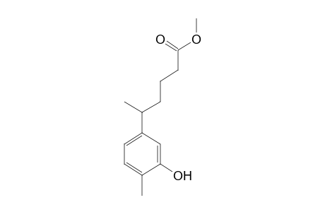 5-(3-HYDROXY-p-TOLYL)HEXANOIC ACID, METHYL ESTER