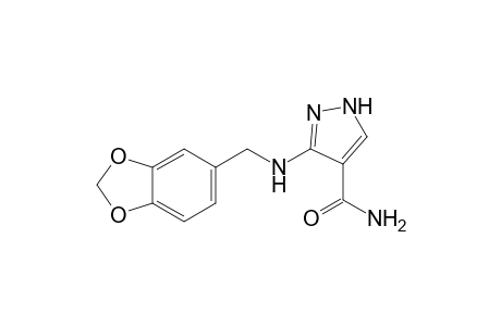1H-Pyrazole-4-carboxamide, 3-[(1,3-benzodioxol-5-ylmethyl)amino]-