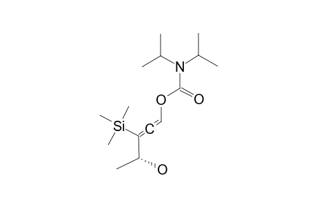 (AR,R)-4-HYDROXY-3-(TRIMETHYLSILYL)-PENTA-1,2-DIENYL-N,N-DIISOPROPYLCARBAMATE