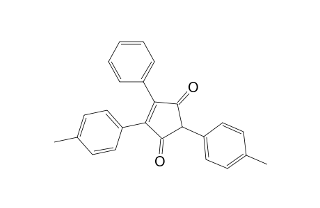 4-Cyclopentene-1,3-dione, 2,4-bis(4-methylphenyl)-5-phenyl-