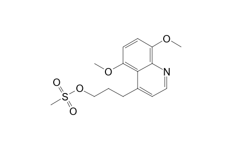 4-(3-methanesulfonyloxypropyl)-5,8-dimethoxyquinoline