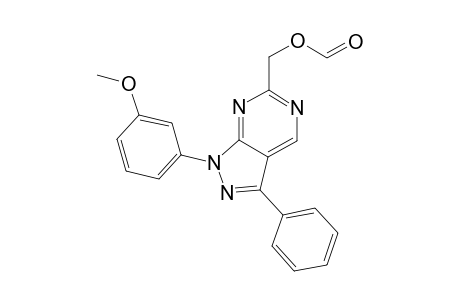 6-[(Formyloxy)methyl]-1-(3-methoxyphenyl)-3-phenyl-1Hpyrazolo-[3,4-d]pyrimidine