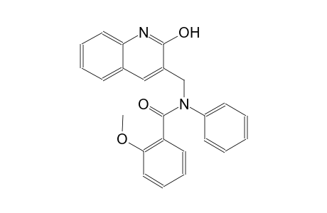 N-[(2-hydroxy-3-quinolinyl)methyl]-2-methoxy-N-phenylbenzamide