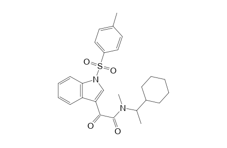 N-(1-Cyclohexylethyl)-N-methyl-2-oxo-2-[1-(toluene-4-sulfonyl)-1H-indol-3-yl]acetamide