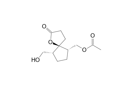 (5R,6S,9R)-6-(Acetoxymethyl)9-(hydroxymethyl)-1-oxa-2-oxospiro[4.4]nonane