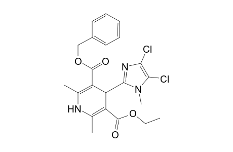 Ethylbenzyl-1,4-dihydro-2,6-dimethyl-4-(1-methyl-4,5-dichloroimidazole-2-yl)-3,5-pyridine diicarboxylate