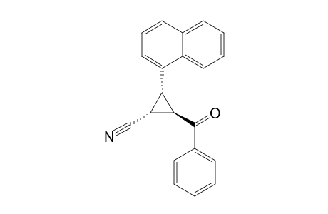 (1R*,2R*,3S*)-2-Benzoyl-3-(1-naphthyl)cyclopropanecarbonitrile
