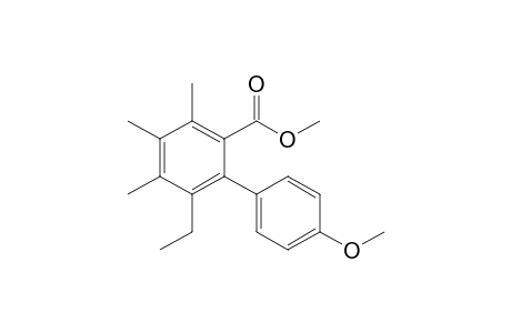 Methyl 6-ethyl-4'-methoxy-3,4,5-trimethylbiphenyl-2-carboxylate