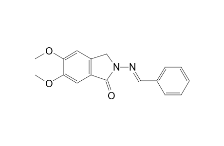 2-(benzylideneamino)-5,6-dimethoxyphthalimidine