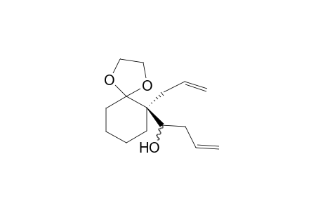 (S)-1-(1-Allyl-2,2-ethylenedioxycyclohexan-1-yl)but-3-en-1-ol